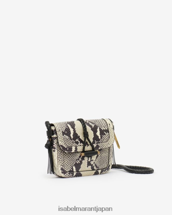 アクセサリー jp Isabel Marant ユニセックス ヴィゴ フラップ レザー ショルダー ストラップ バッグ 砂 PRT2401005