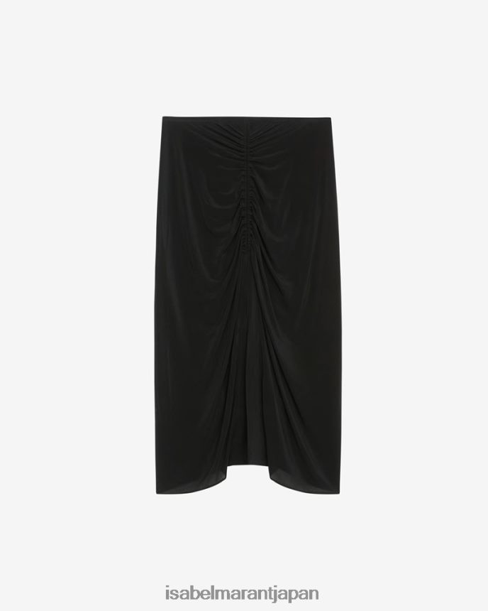 衣類 jp Isabel Marant 女性 ジョエラスカート 黒 PRT240145