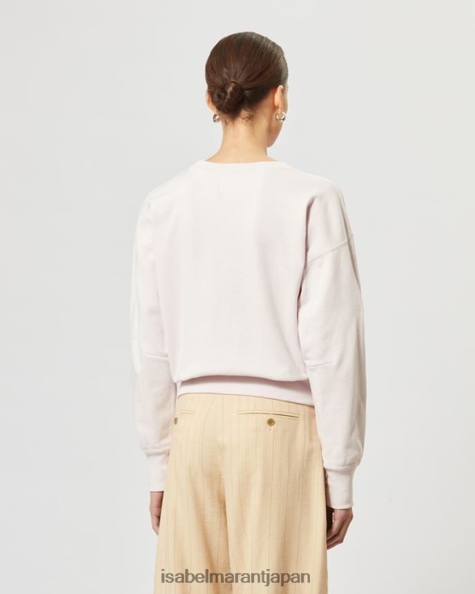 衣類 jp Isabel Marant 女性 シャッドロゴ スウェットシャツ ライトピンク PRT240256