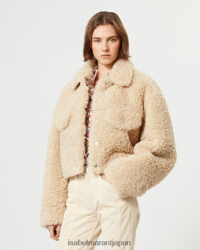 衣類 jp Isabel Marant 女性 ファジアコート 生成り PRT240326