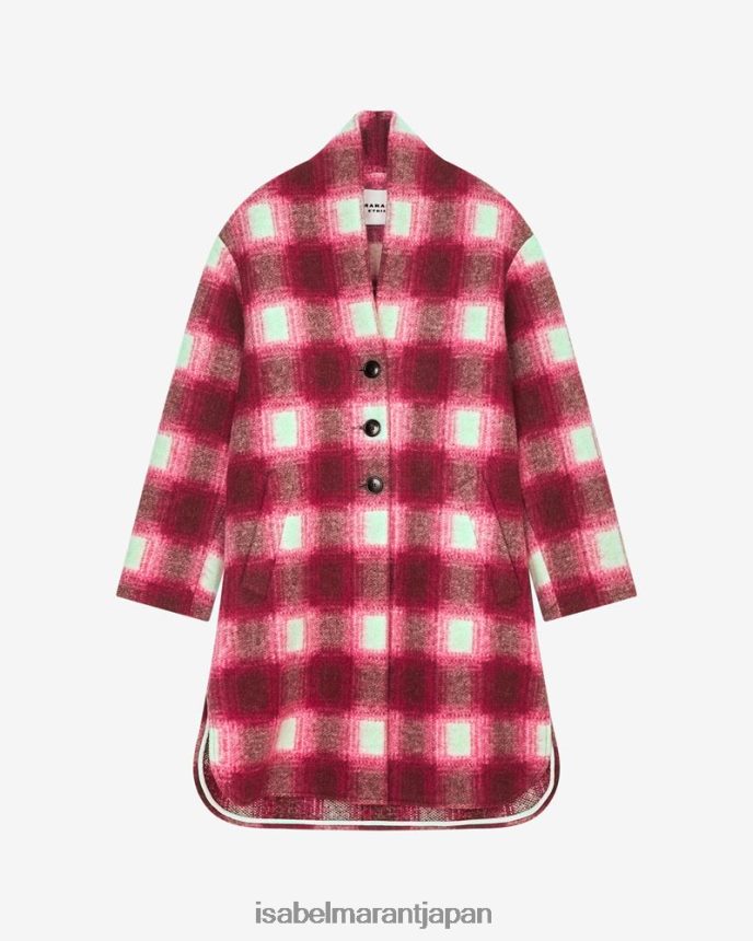 衣類 jp Isabel Marant 女性 ガブリエル コート フクシア PRT240342