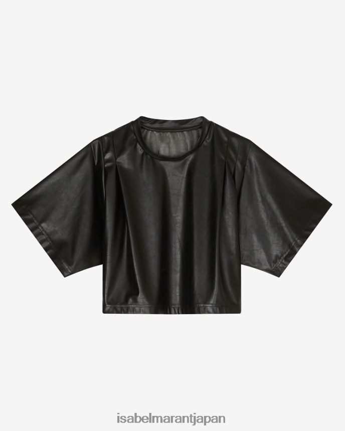 衣類 jp Isabel Marant 女性 ブルッキートップ 黒 PRT240462