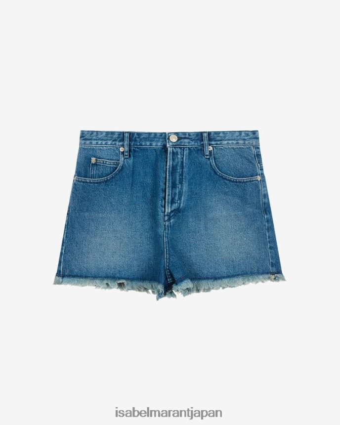 衣類 jp Isabel Marant 女性 レシアデニムショートパンツ 青 PRT240561