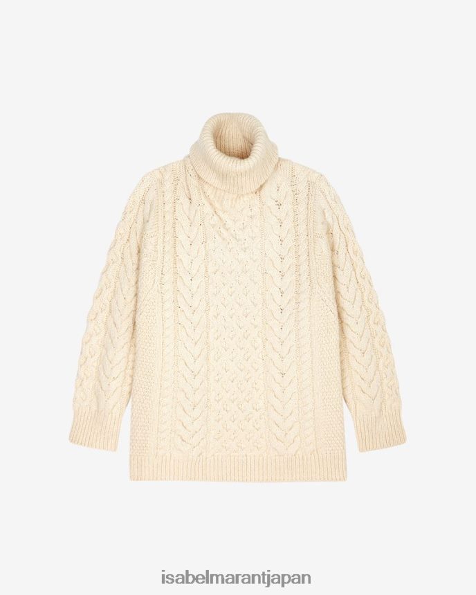 衣類 jp Isabel Marant 女性 翡翠のセーター 生成り PRT240568