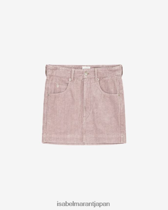 衣類 jp Isabel Marant 女性 ラニアコットンスカート ライラック PRT240629