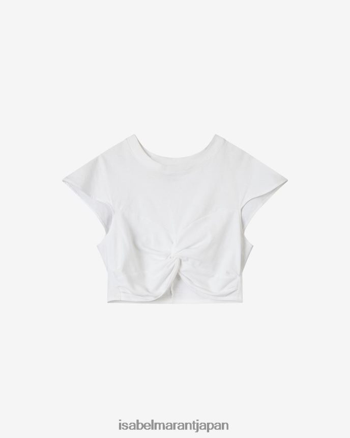 衣類 jp Isabel Marant 女性 ジニアTシャツ 白 PRT240275