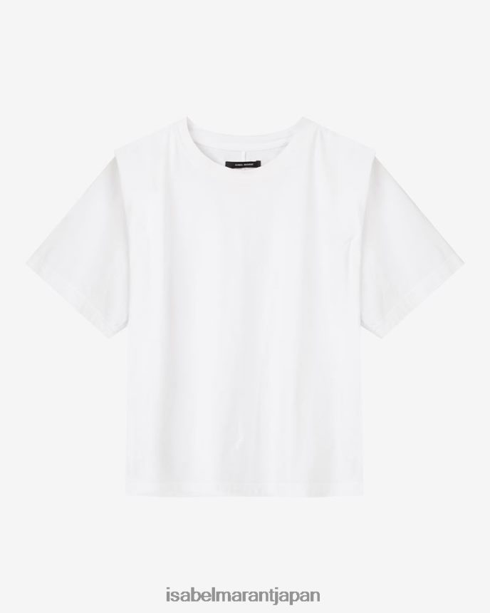 衣類 jp Isabel Marant 女性 ゼリトス Tシャツ 白 PRT240276