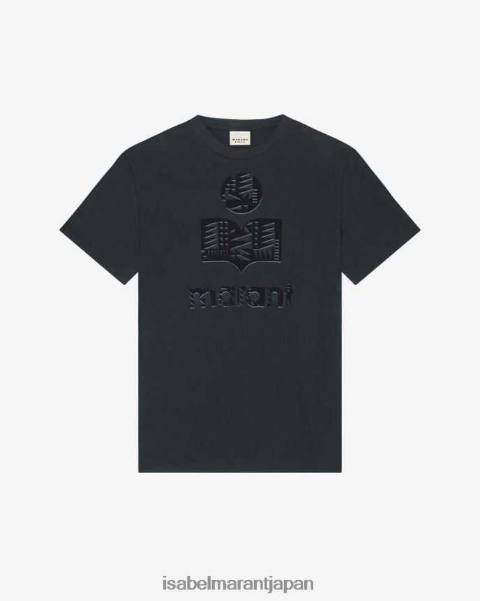 衣類 jp Isabel Marant 女性 zewel ロゴ T シャツ 黒 PRT240425