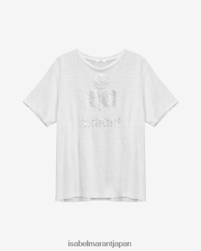 衣類 jp Isabel Marant 女性 zewel ロゴ T シャツ 白 PRT240427